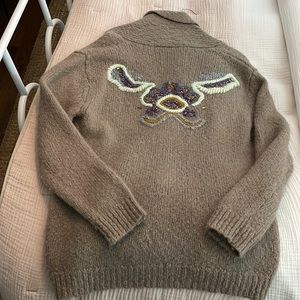 Raquel Allegra Embroidered Cardigan Sz 1 (S-M)